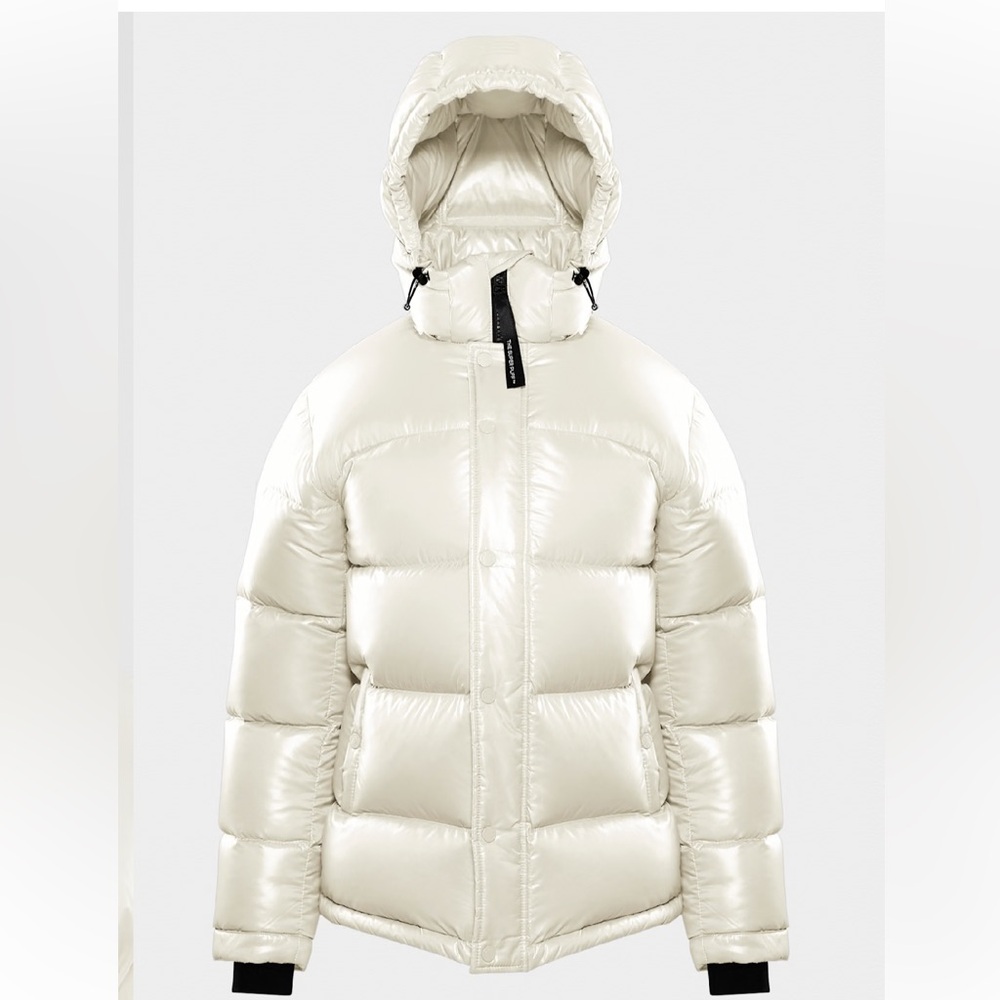 Aritzia Super Puff Shorty High Gloss Birch